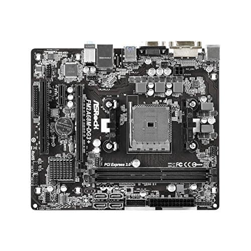 ASRock AMD A68H FM2A68M-DG3+ FM2+ DDR3 Micro ATX image