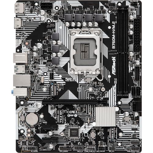 ASRock B760 M-H/M.2 LGA1700 DDR5 Micro ATX image