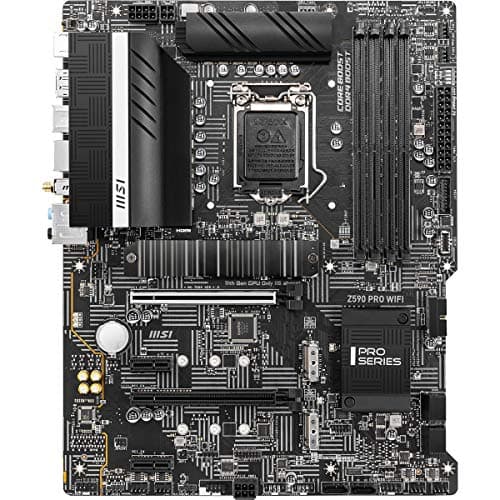 MSI Z590 PRO WIFI LGA 1200 ATX Motherboard image