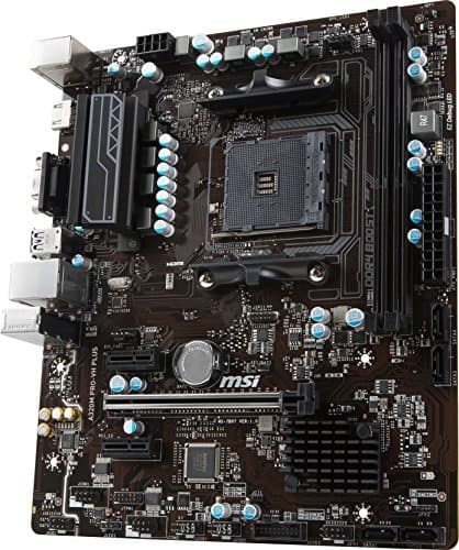 MSI ProSeries AMD Ryzen A320 DDR4 VR Ready HDMI USB 3 micro-ATX Motherboard (A320M PRO-VH PLUS) image