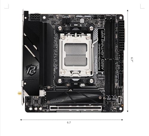 ASRock A620 I LIGHTNING WIFI DDR5 Mini ITX image