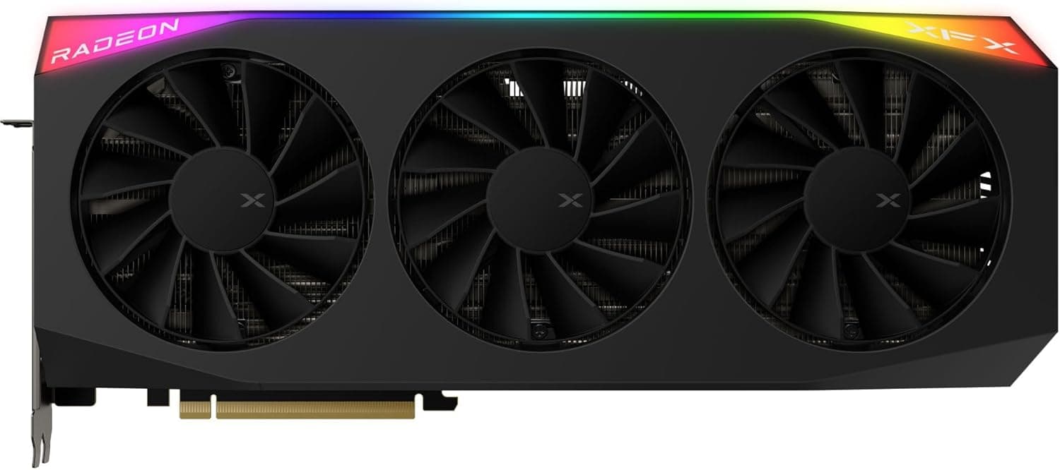 XFX Mercury OC RGB Radeon RX 9070 XT 16GB GDDR6 Black image