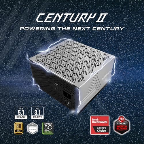 Montech CENTURY II Black 1050W Fully Modular 80+ Gold Certified image