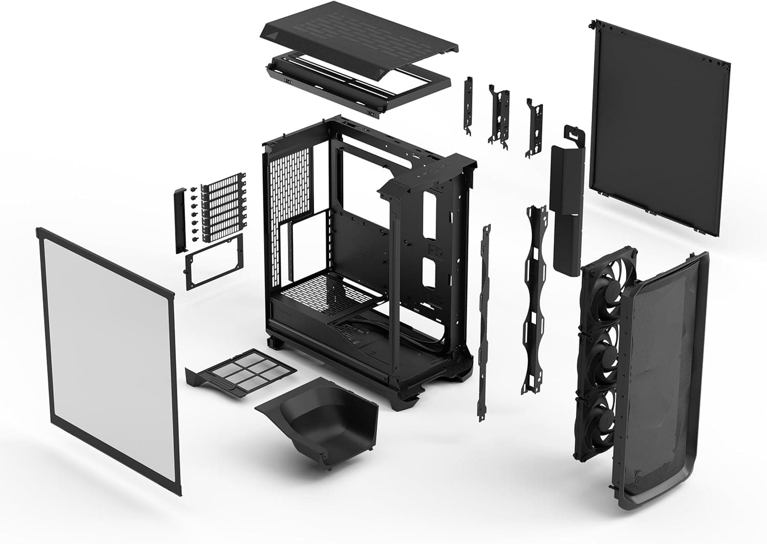 Fractal Design Meshify 3 Black TG Light Tint image