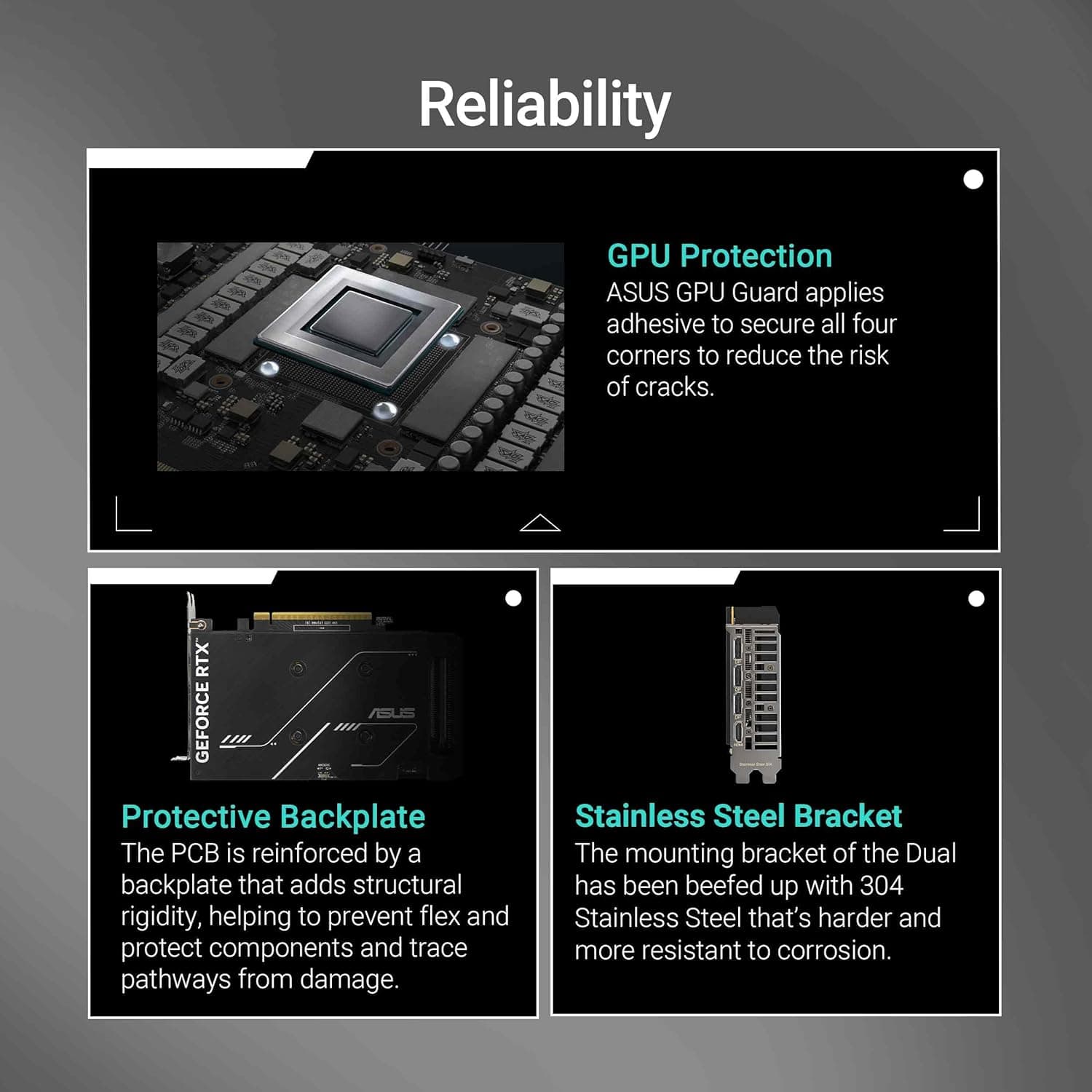 ASUS Dual GeForce RTX 5050 8GB GDDR6 OC Edition BLACK image