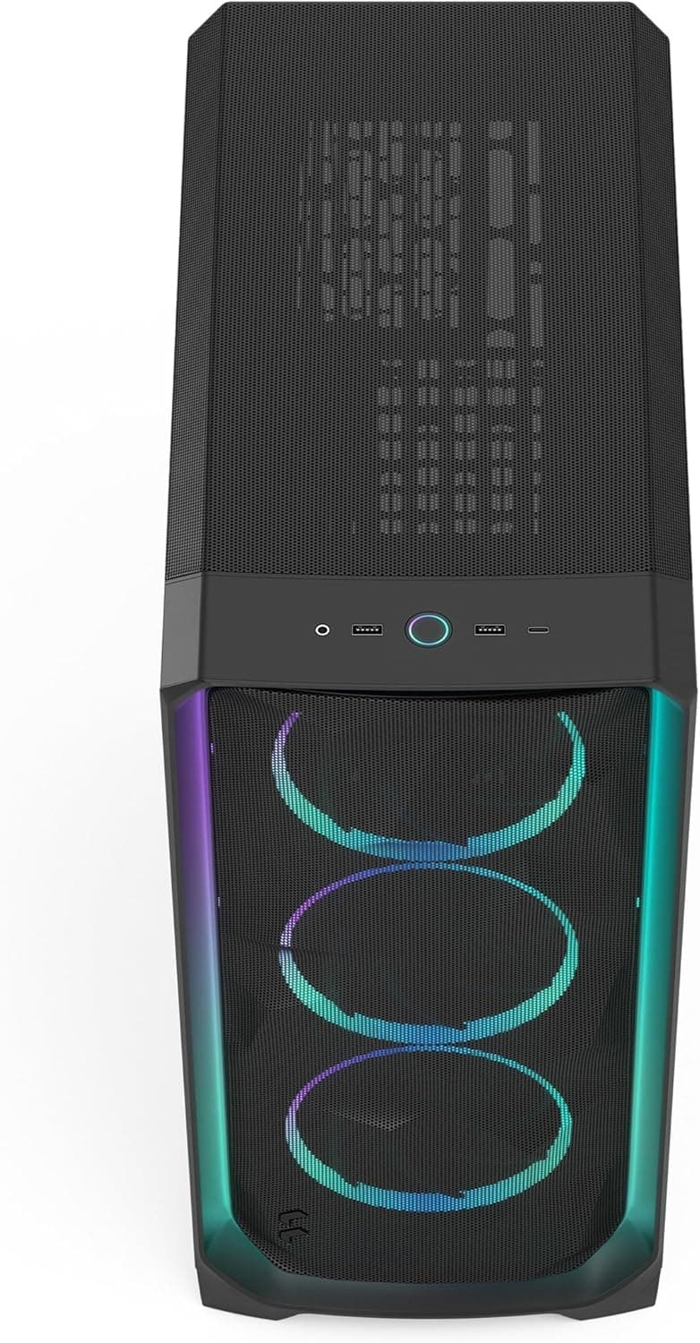 Fractal Design Meshify 3 Ambience Pro RGB Black TG Light Tint image