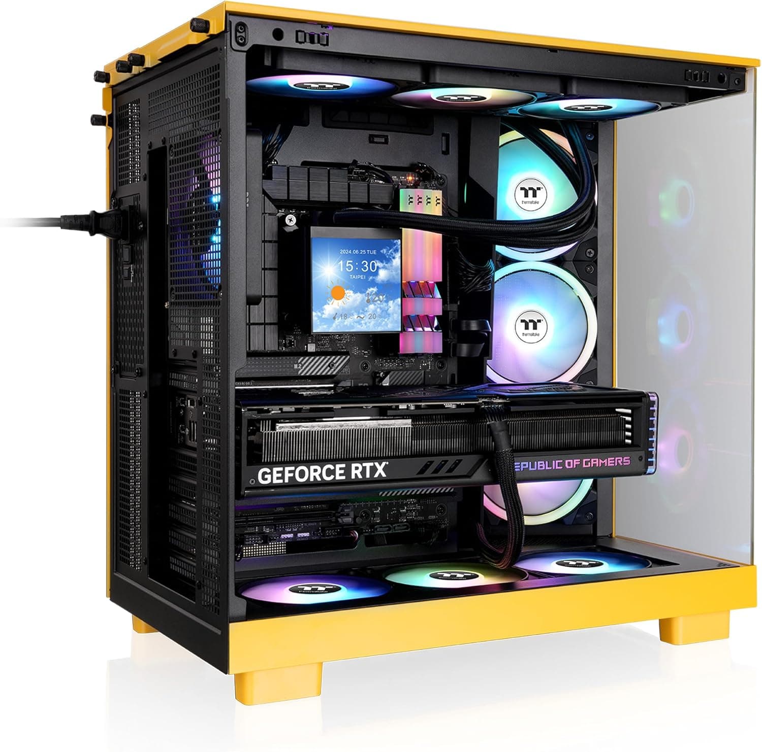 Thermaltake View 380 XL ATX Mid Tower Bumblebee image