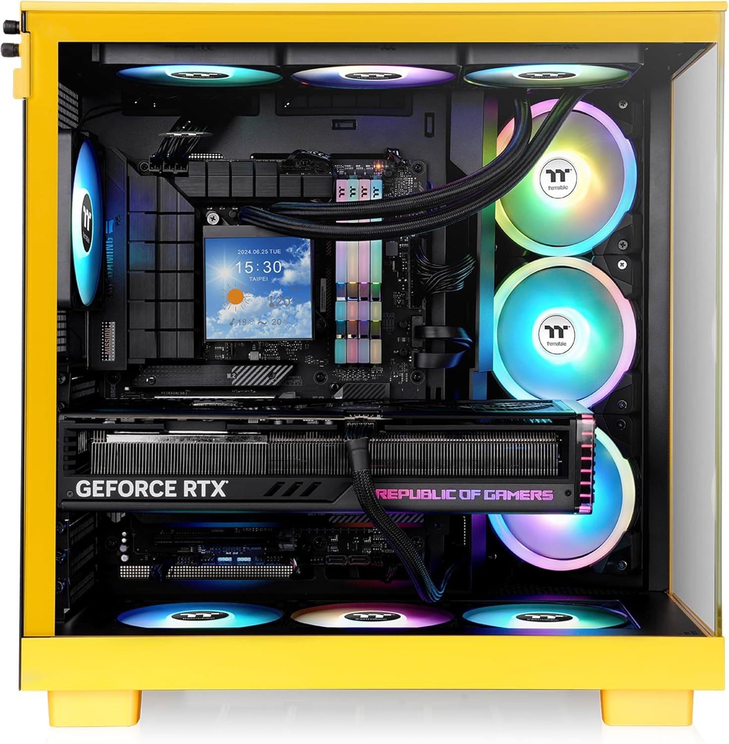 Thermaltake View 380 XL ATX Mid Tower Bumblebee image