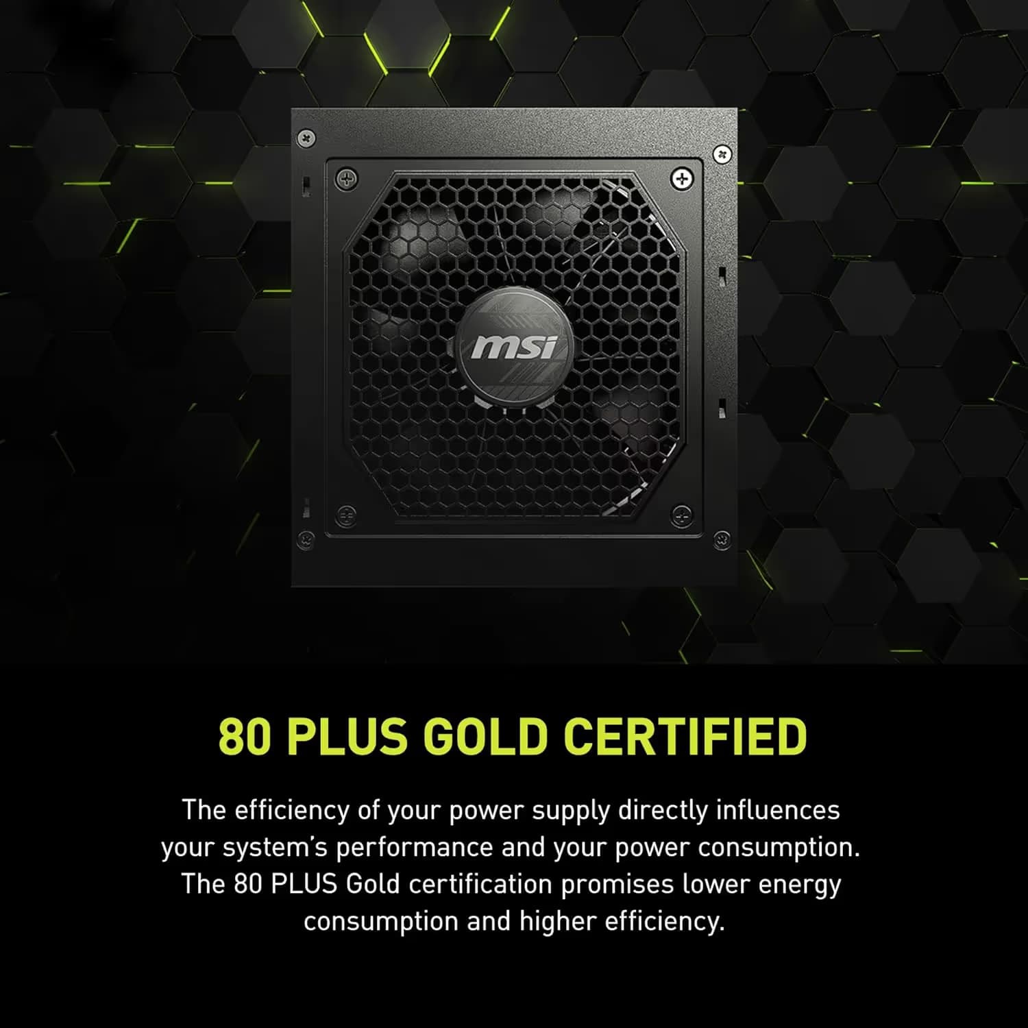MSI MAG A750GL PCIE5 Black 750W Fully Modular 80+ Gold Certified image