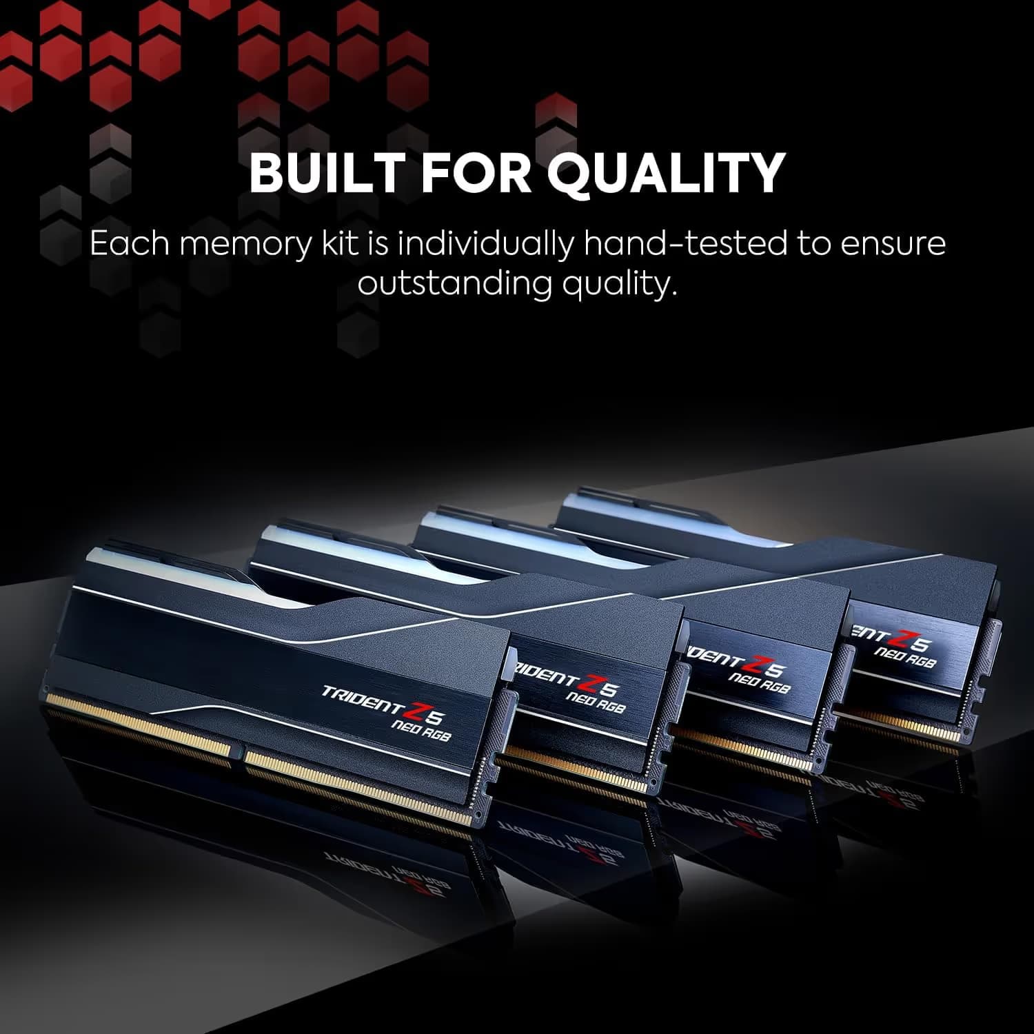 G.Skill Trident Z5 Neo RGB Matte Black DDR5-6000 CL28 96GB (2x48GB) image
