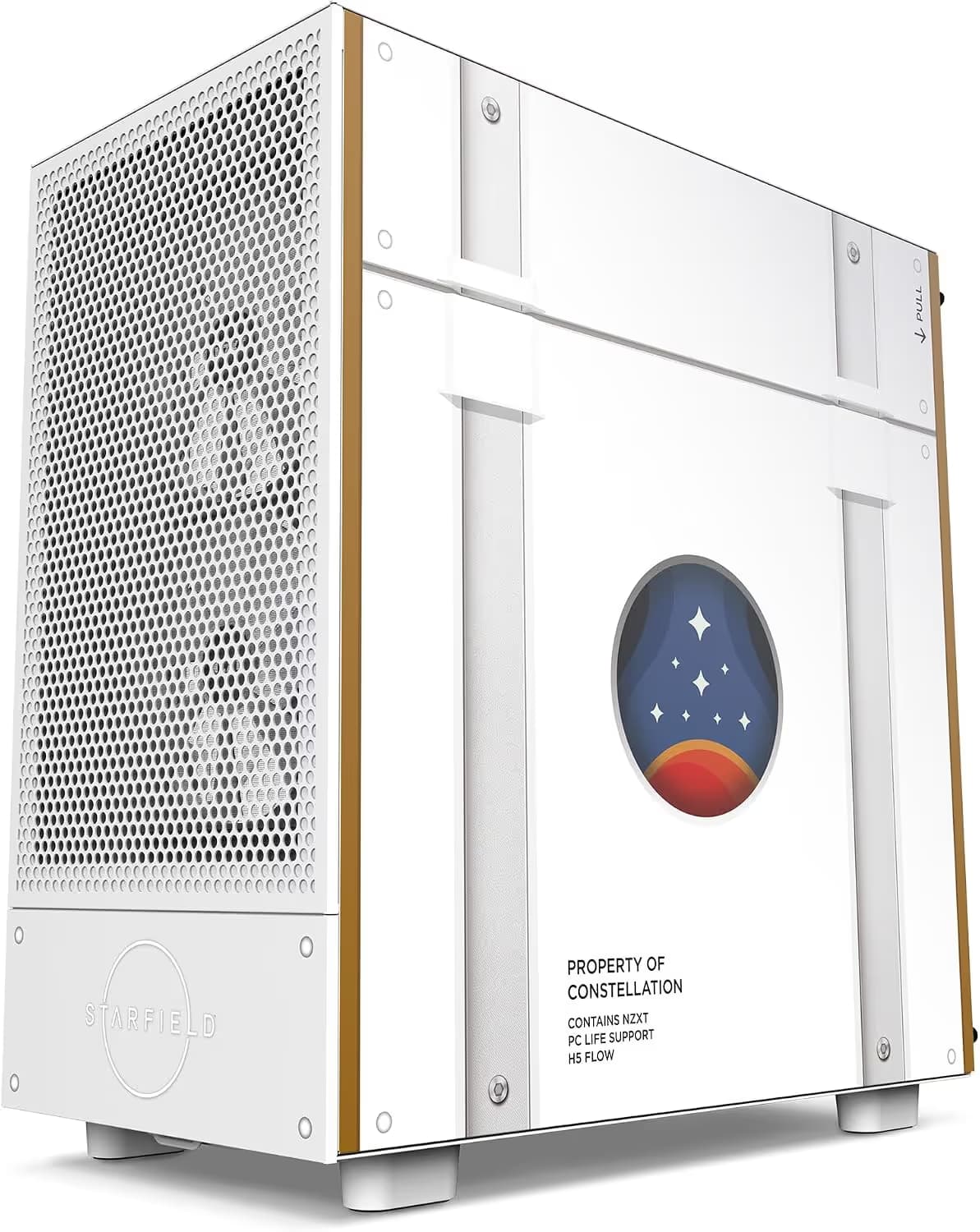 NZXT H5 Flow Starfield Limited Edition ATX Mid Tower Cabinet (White) main image