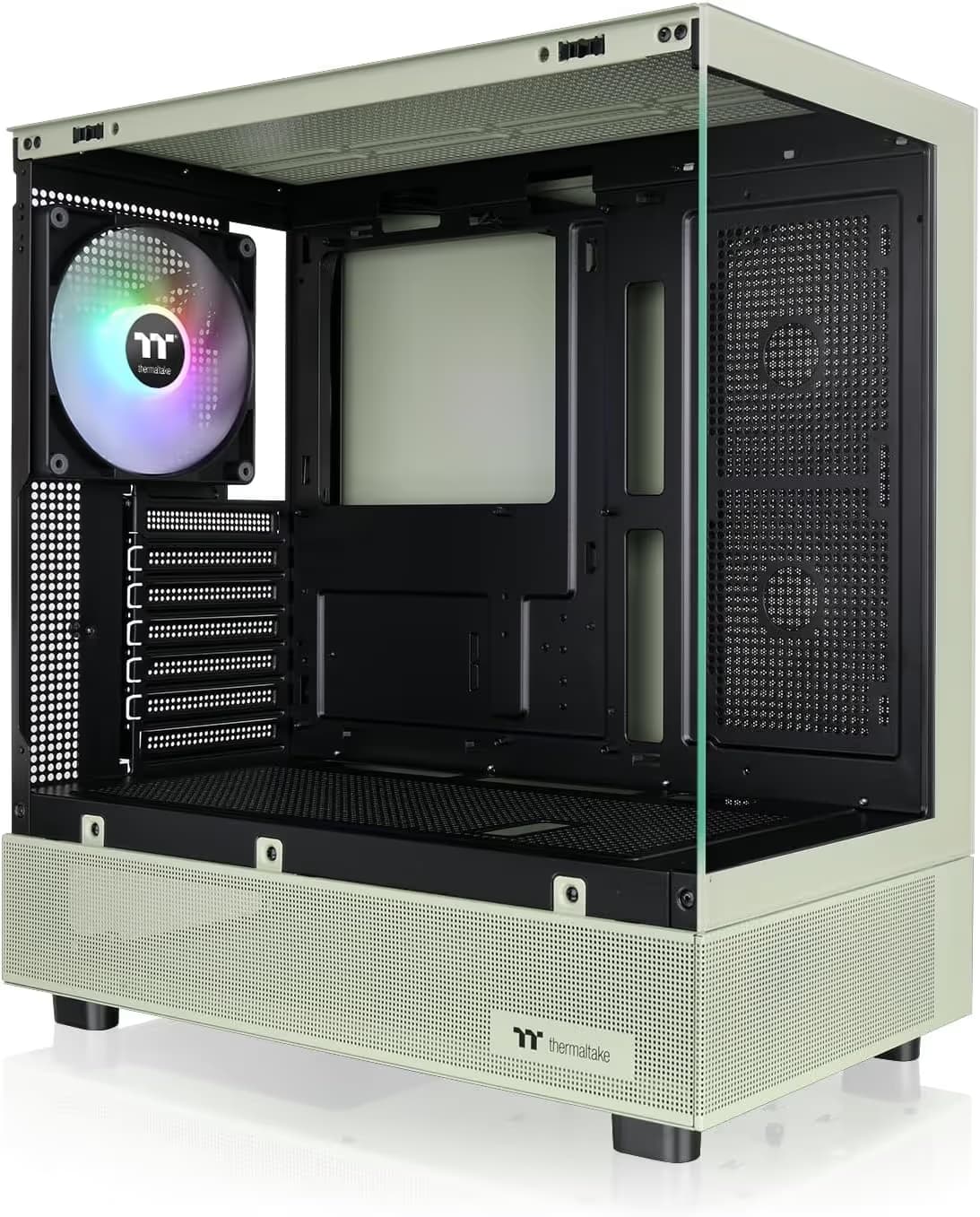 Thermaltake View 270 TG ARGB Matcha Green Mid Tower Chassis Tempered Glass Side Panel main image