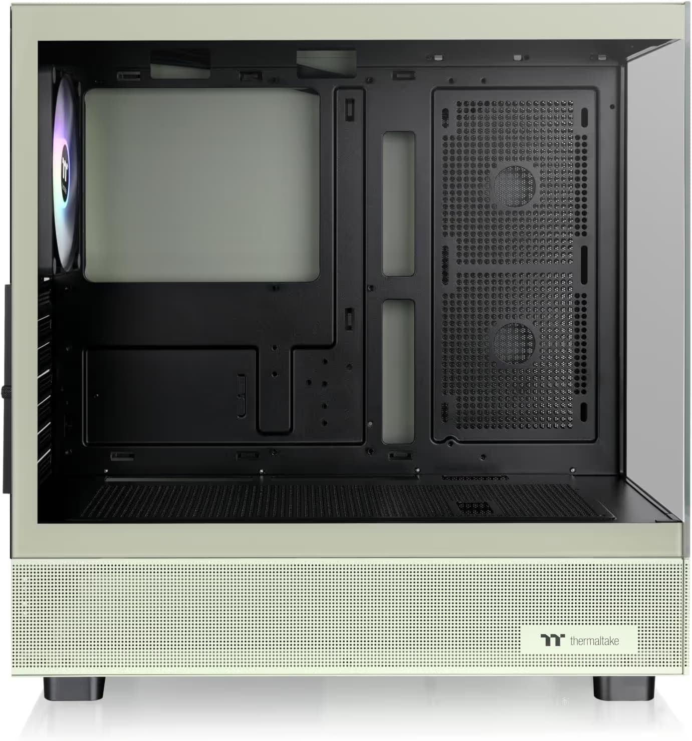 Thermaltake View 270 TG ARGB Matcha Green Mid Tower Chassis Tempered Glass Side Panel image