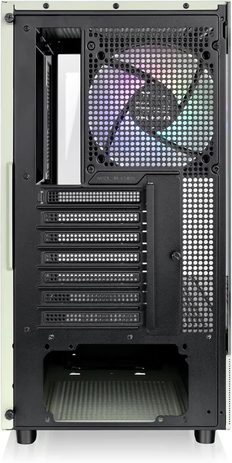 Thermaltake View 270 TG ARGB Matcha Green Mid Tower Chassis Tempered Glass Side Panel image