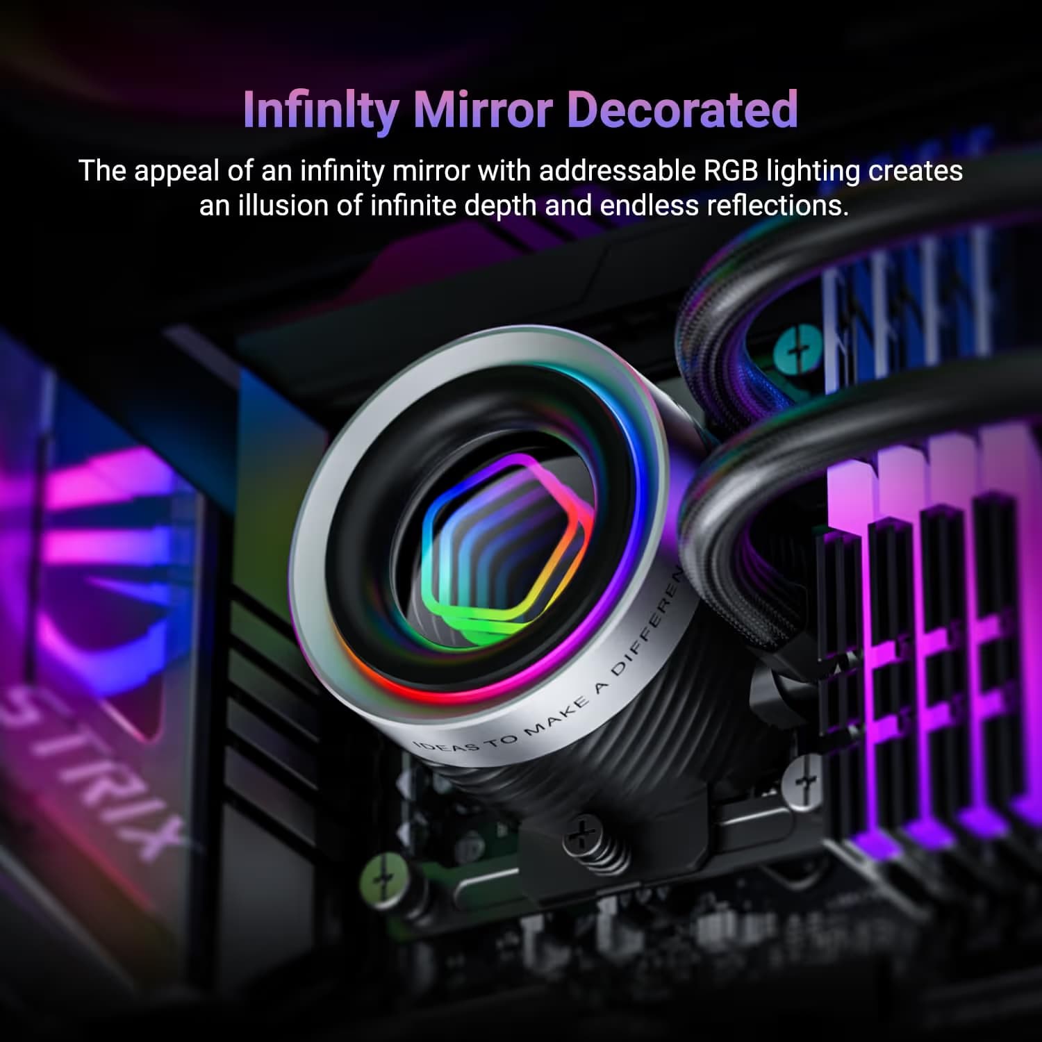 ID-COOLING FX240 Water 240mm INF 58 CFM Black image