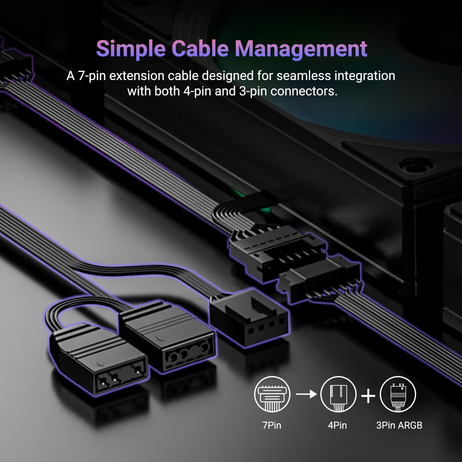 ID-COOLING FX240 Water 240mm INF 58 CFM Black image