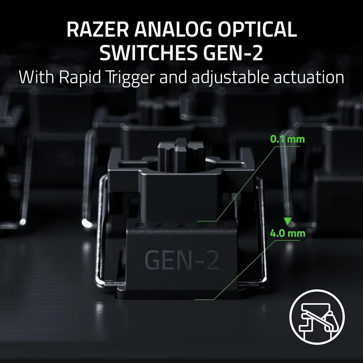 Razer Huntsman V3 Pro Full Size RGB Wired Analog Optical Gaming Keyboard image