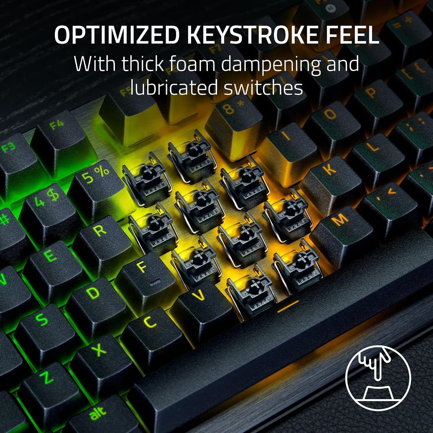 Razer Huntsman V3 Pro Full Size RGB Wired Analog Optical Gaming Keyboard image