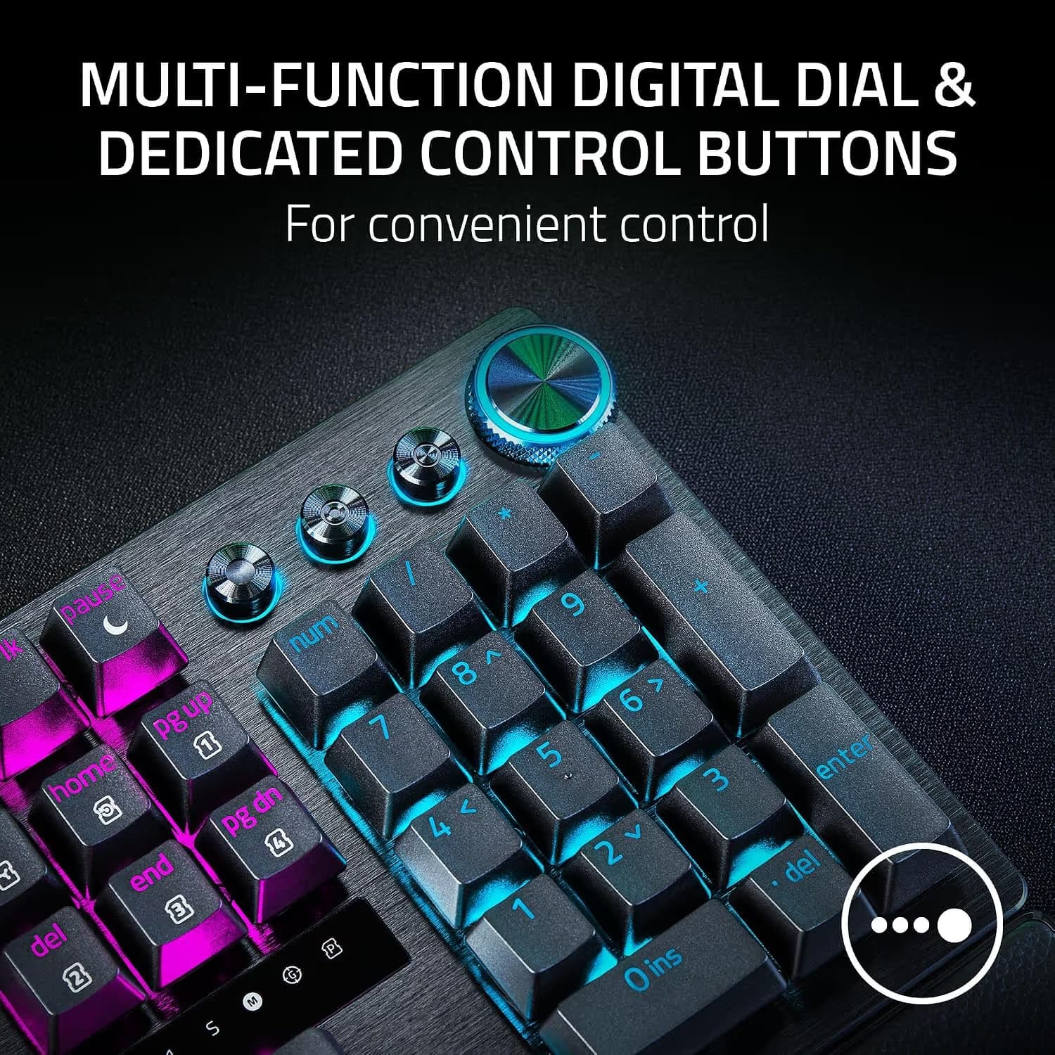 Razer Huntsman V3 Pro Full Size RGB Wired Analog Optical Gaming Keyboard image