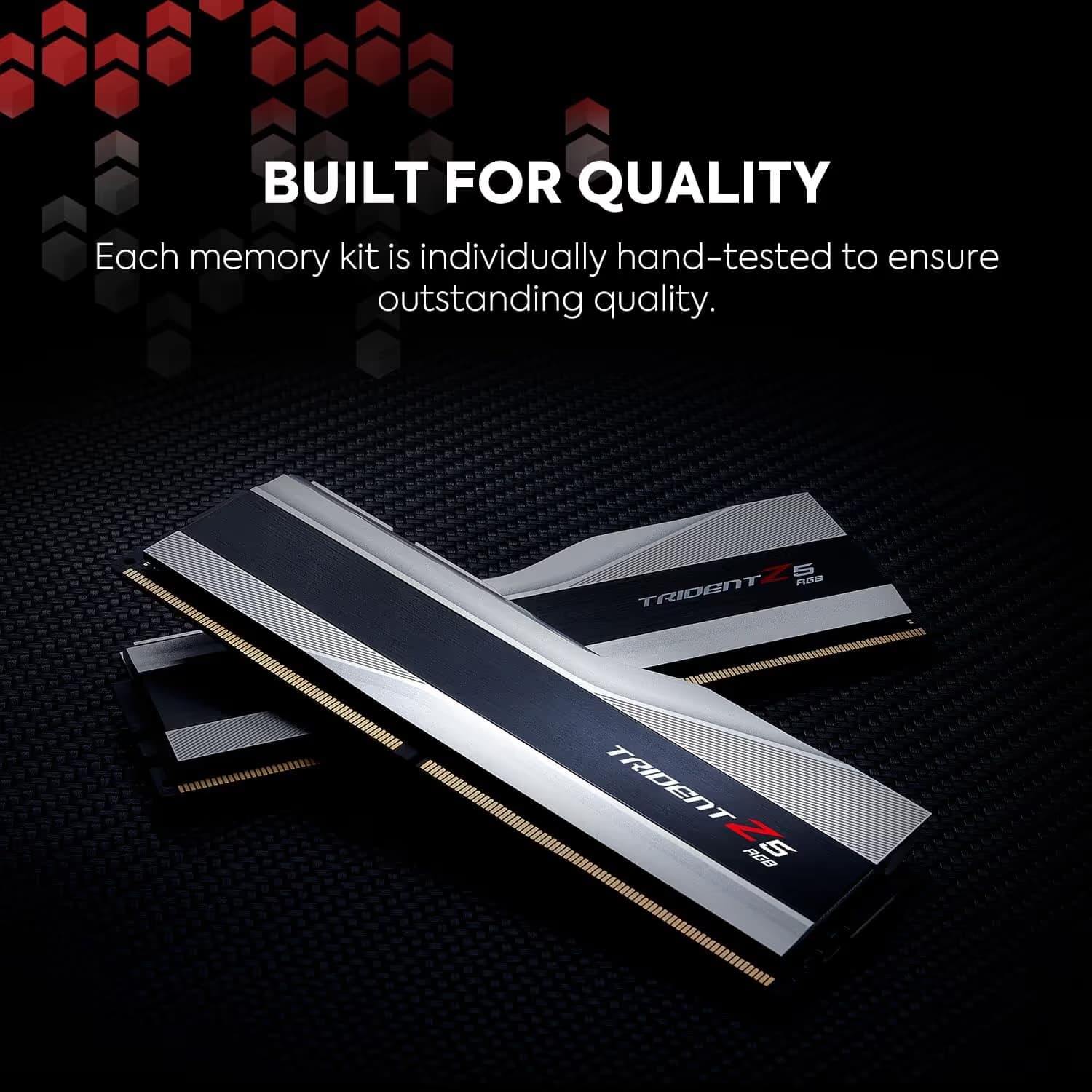 G.Skill Trident Z5 RGB Metallic Silver DDR5-6400 CL32 32GB (2x16GB) image
