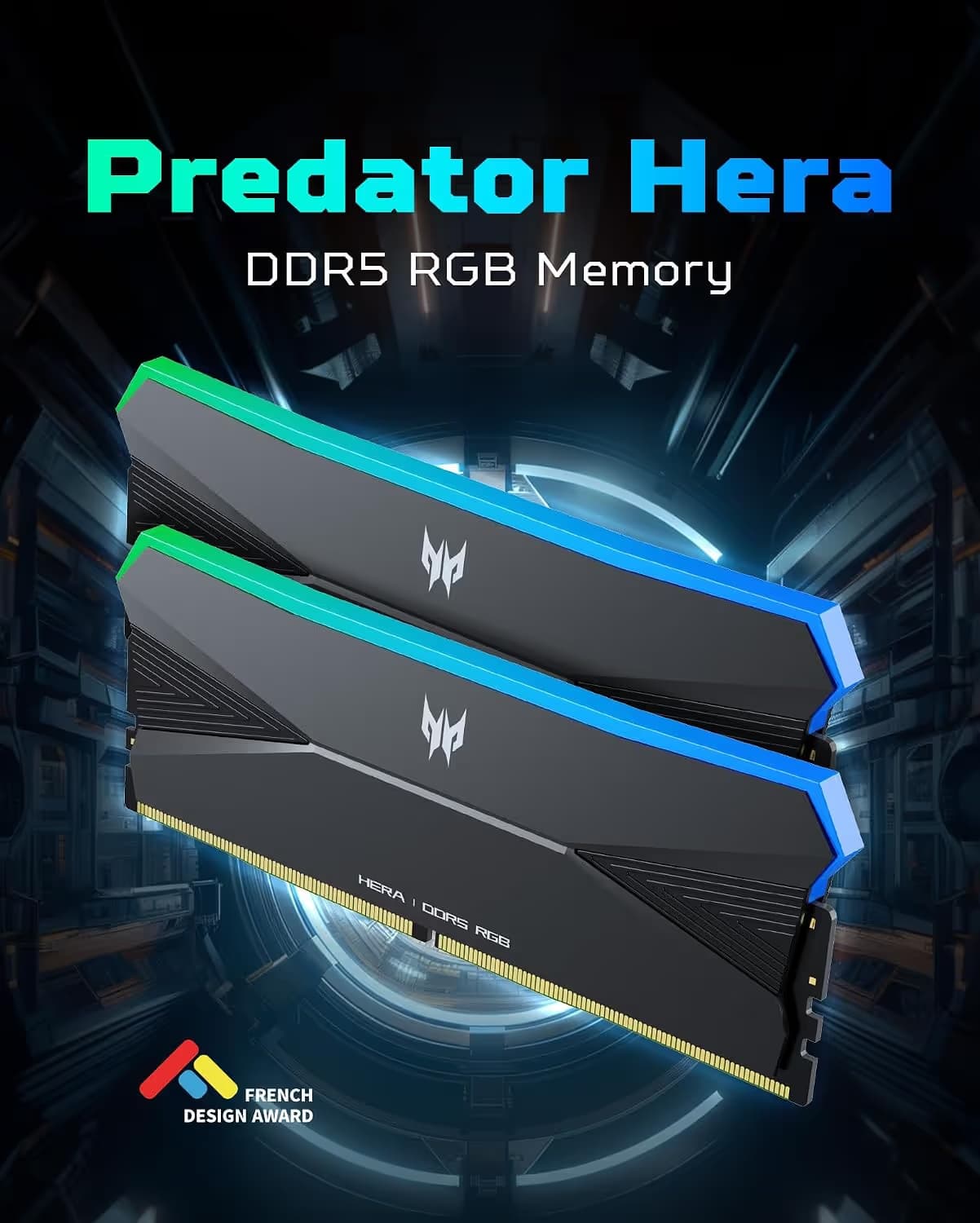 Acer Predator Hera RGB Black DDR5-6400 CL32 32GB (2x16GB) image