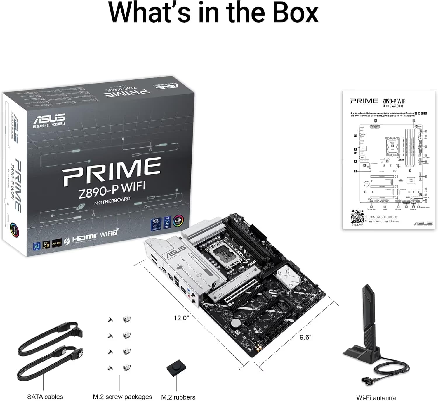 Asus PRIME Z890-P WIFI-CSM DDR5 ATX image