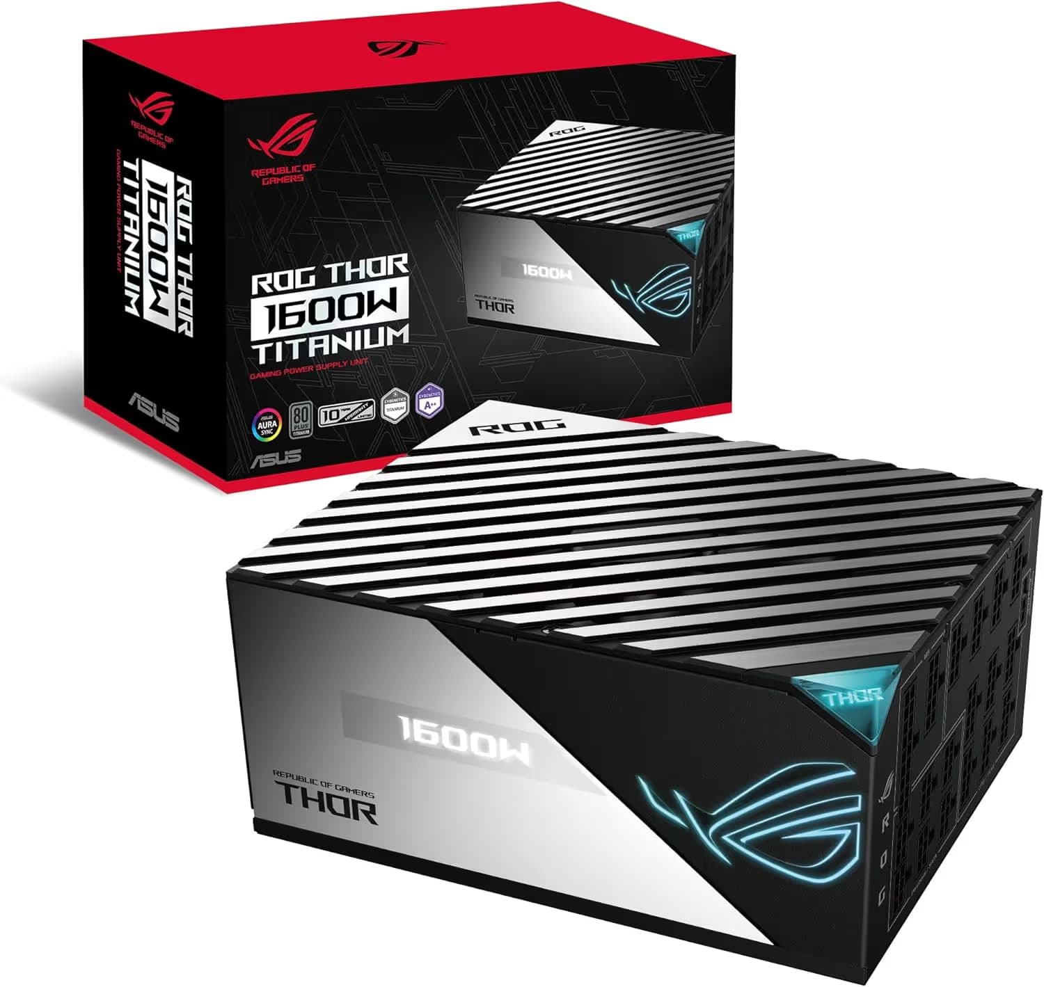 Asus ROG THOR T3 GAMING Black 1600W Fully Modular 80+ Titanium Certified image