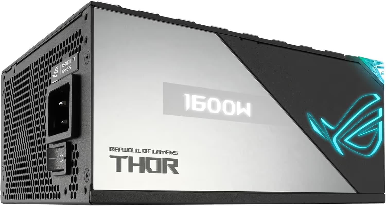 Asus ROG THOR T3 GAMING Black 1600W Fully Modular 80+ Titanium Certified image