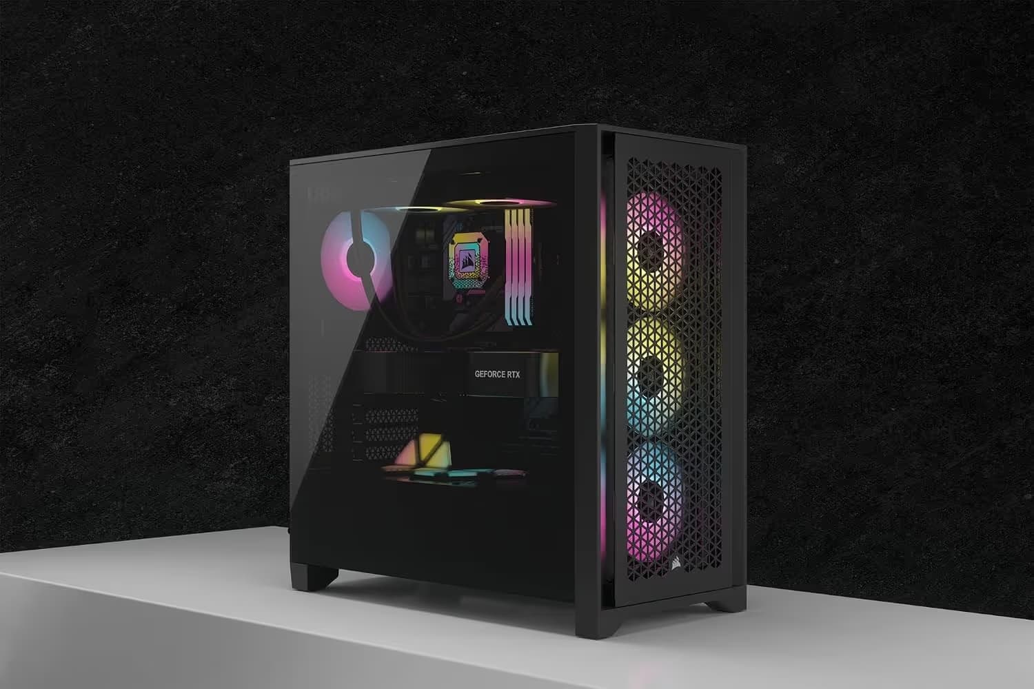 Corsair iCUE 4000D RGB AIRFLOW Mid-Tower ATX Case - Black image