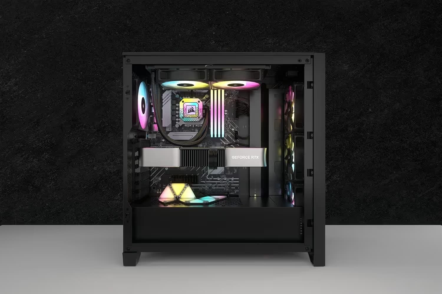 Corsair iCUE 4000D RGB AIRFLOW Mid-Tower ATX Case - Black image