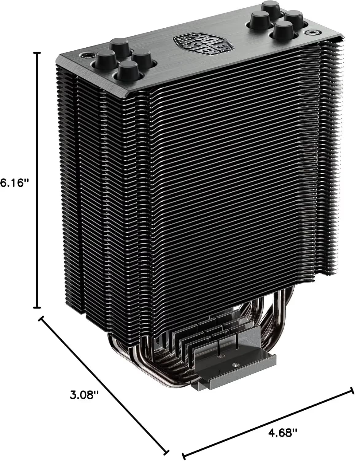 Cooler Master Hyper 212 RGB Black Edition Air 158mm 61 CFM image