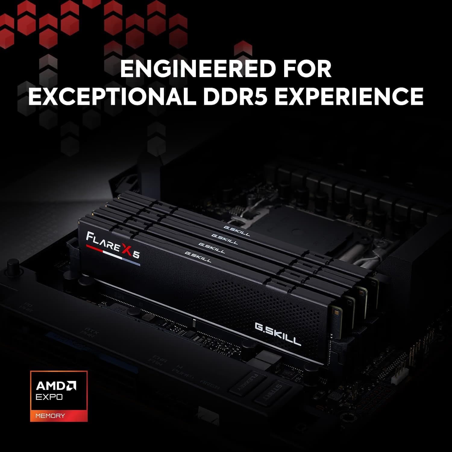 G.Skill Flare X5 256GB (4x64GB) DDR5-6000 CL32 Black image