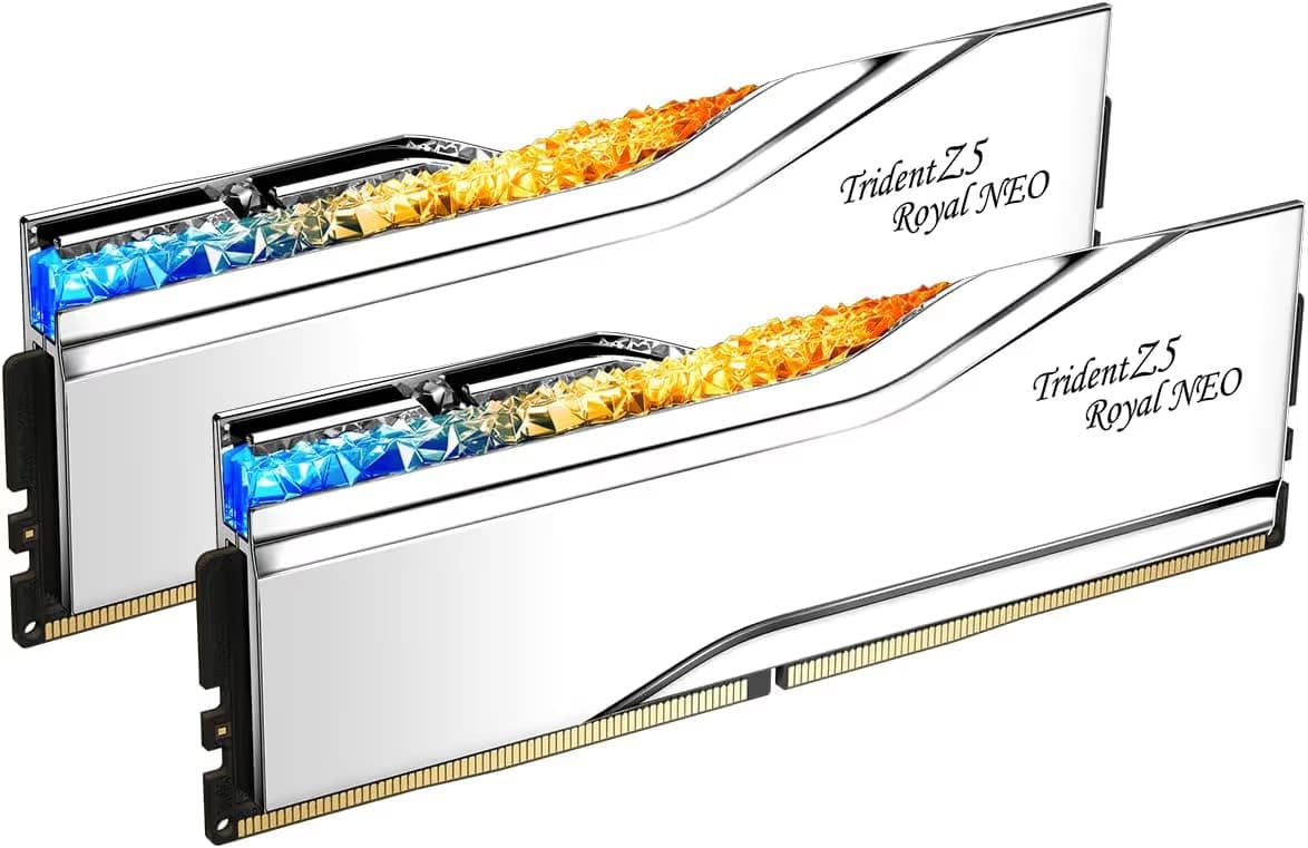 G.Skill Trident Z5 Royal Neo RGB Silver DDR5-6000 CL28 48GB (2x24GB) main image