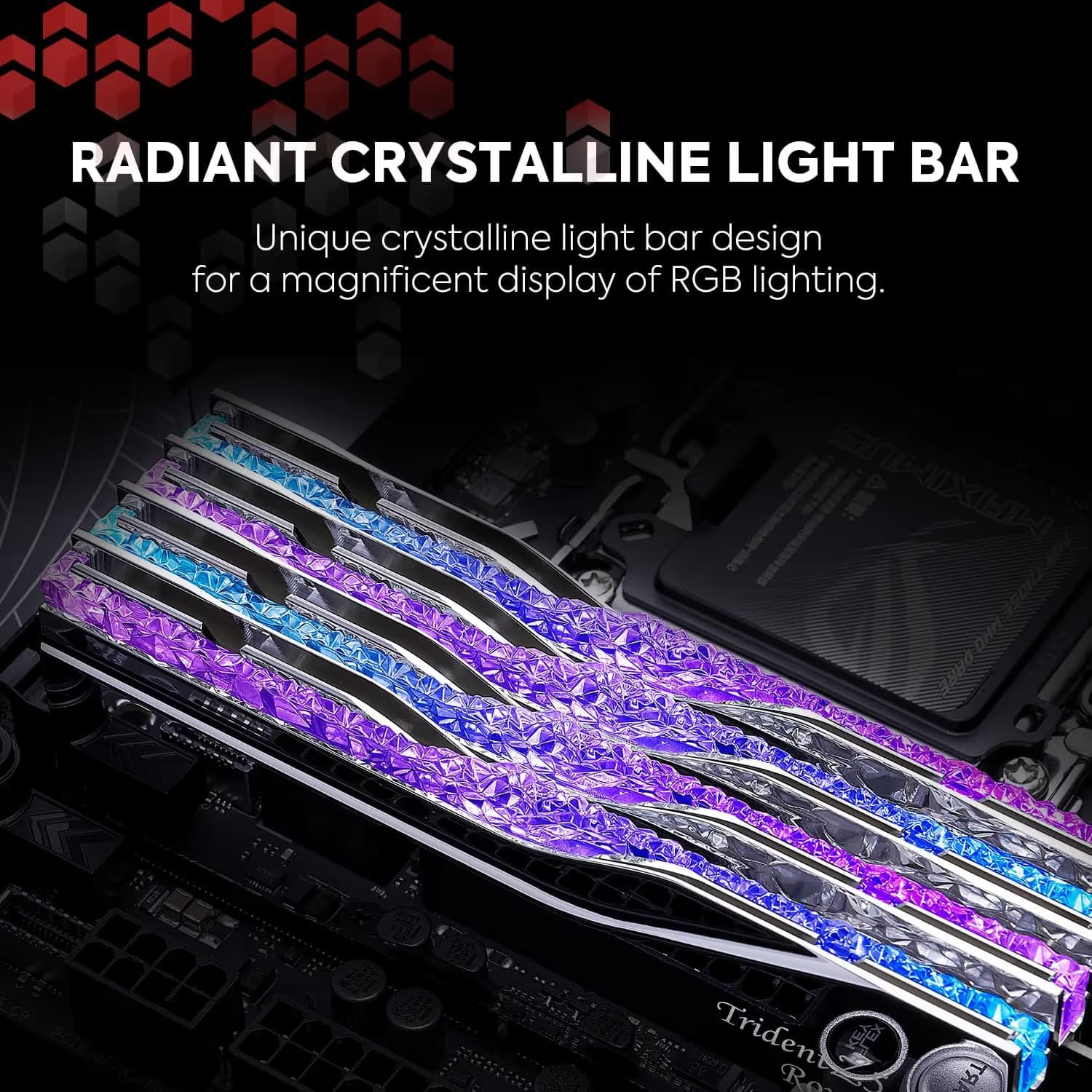 G.Skill Trident Z5 Royal Neo RGB Silver DDR5-6000 CL28 48GB (2x24GB) image
