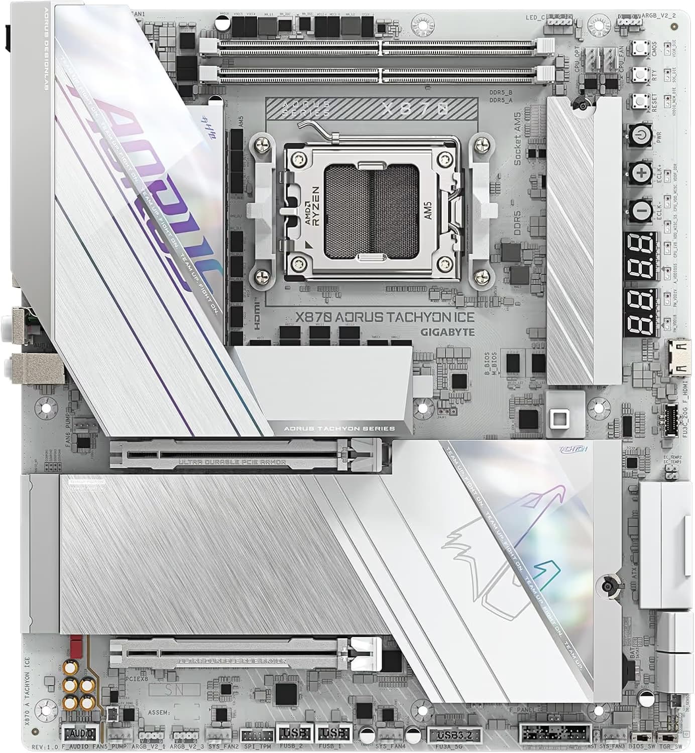 Gigabyte X870 AORUS TACHYON ICE AM5 DDR5 EATX image