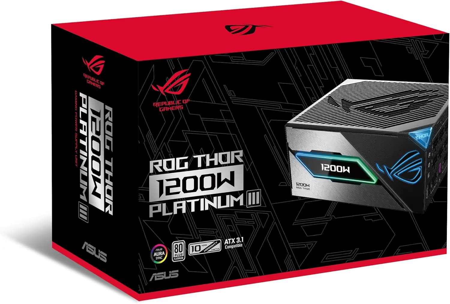 Asus ROG Thor P3 Gaming 1200W Fully Modular 80+ Platinum Certified image
