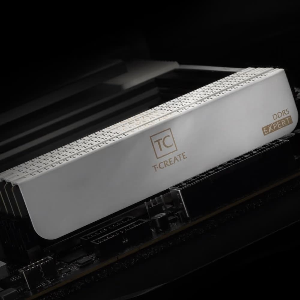 TEAMGROUP T-Create Expert 128GB (2x64GB) DDR5-6400 CL42 Black / Gold image