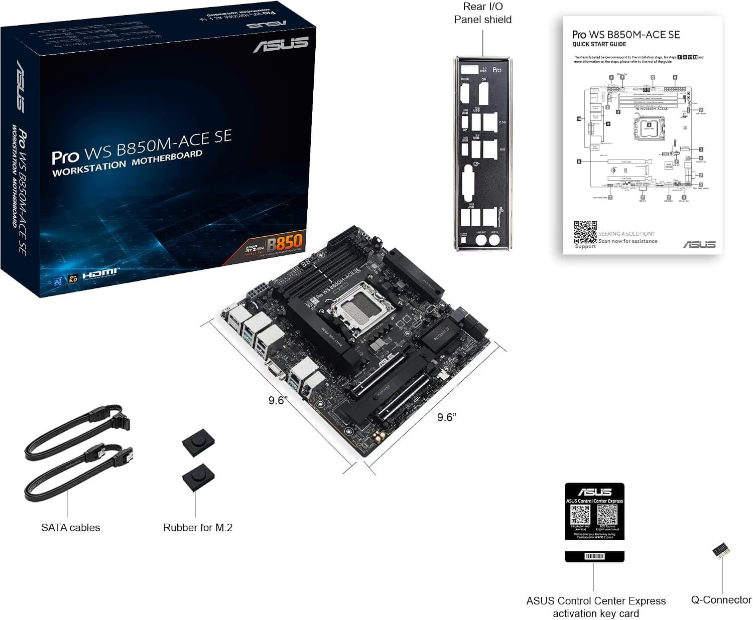 ASUS Pro WS B850M-ACE SE image