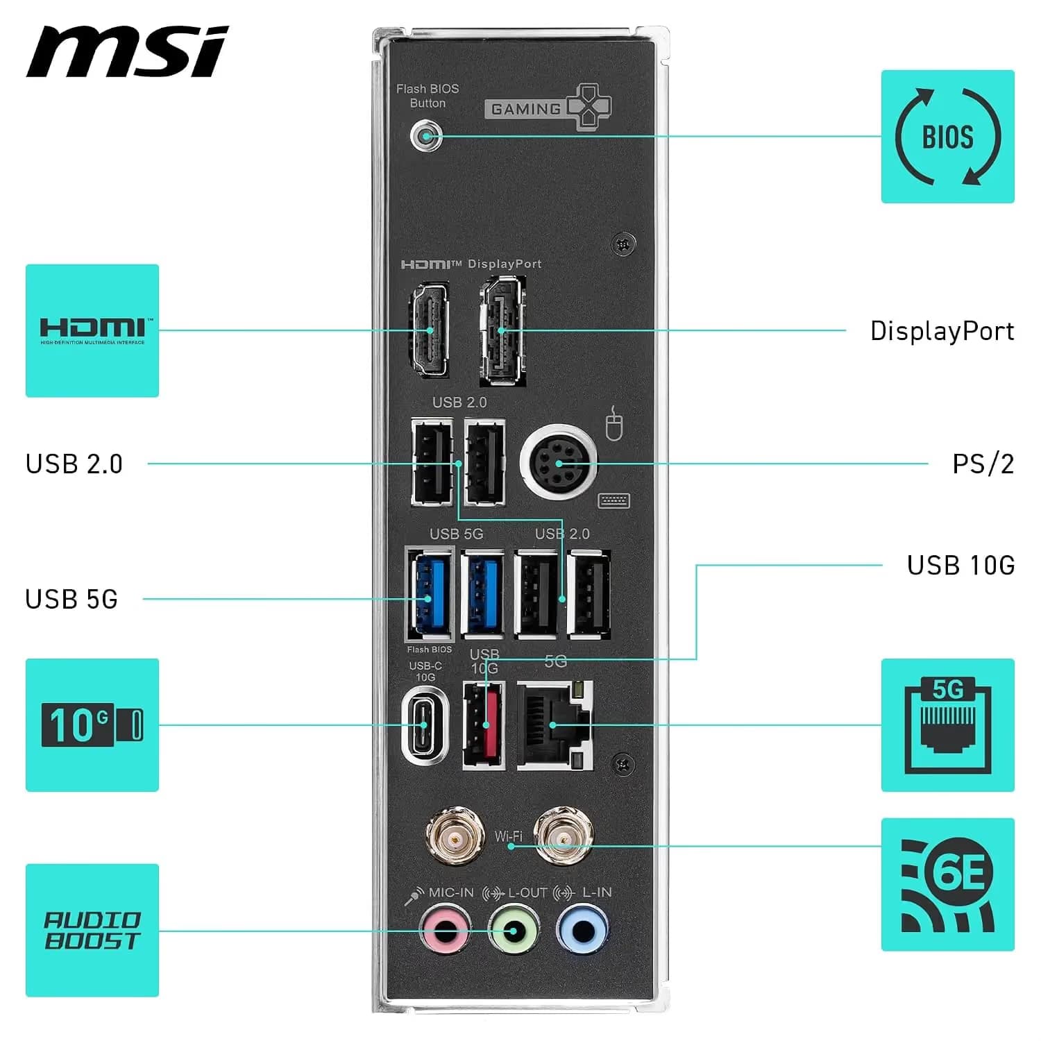 MSI Z890 GAMING PLUS WIFI6E image