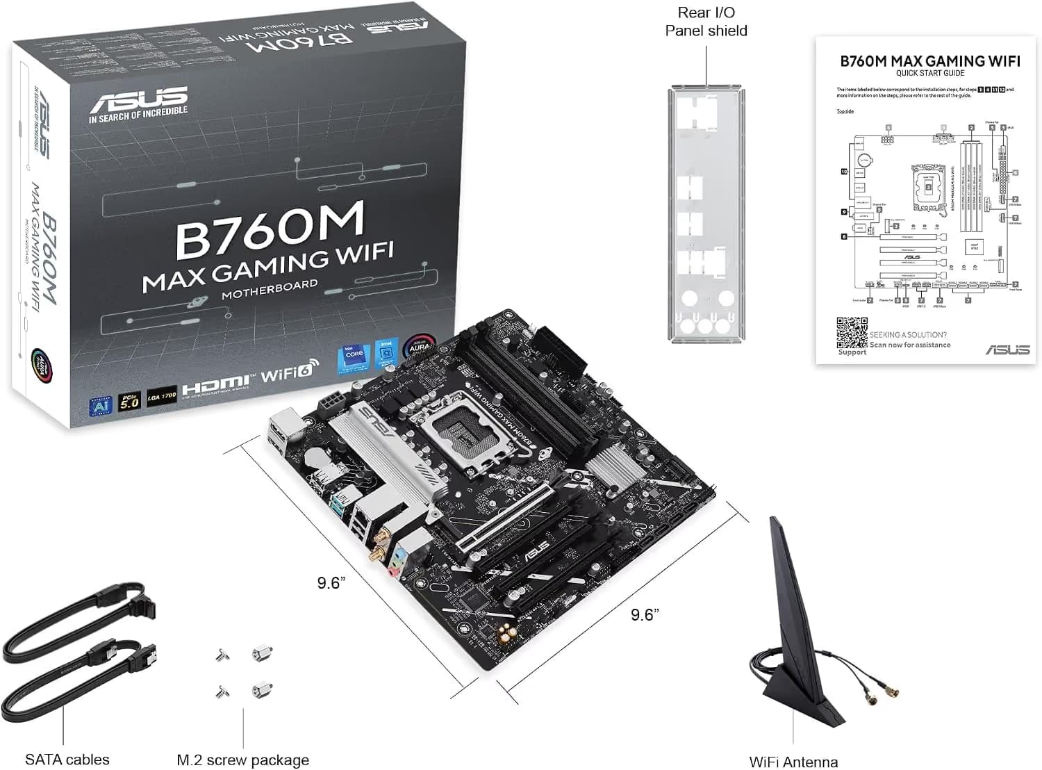 ASUS B760M MAX GAMING WIFI image