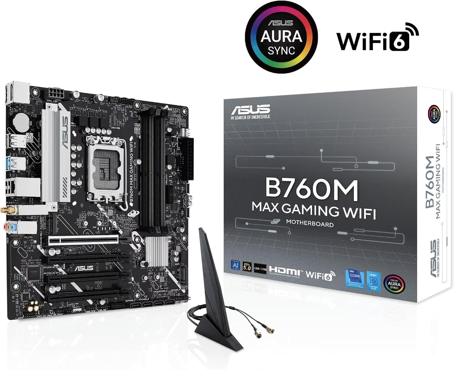 ASUS B760M MAX GAMING WIFI image