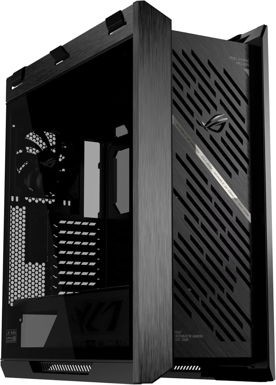 ASUS ROG Strix Helios II Black Edition EATX mid-Tower Gaming PC case image
