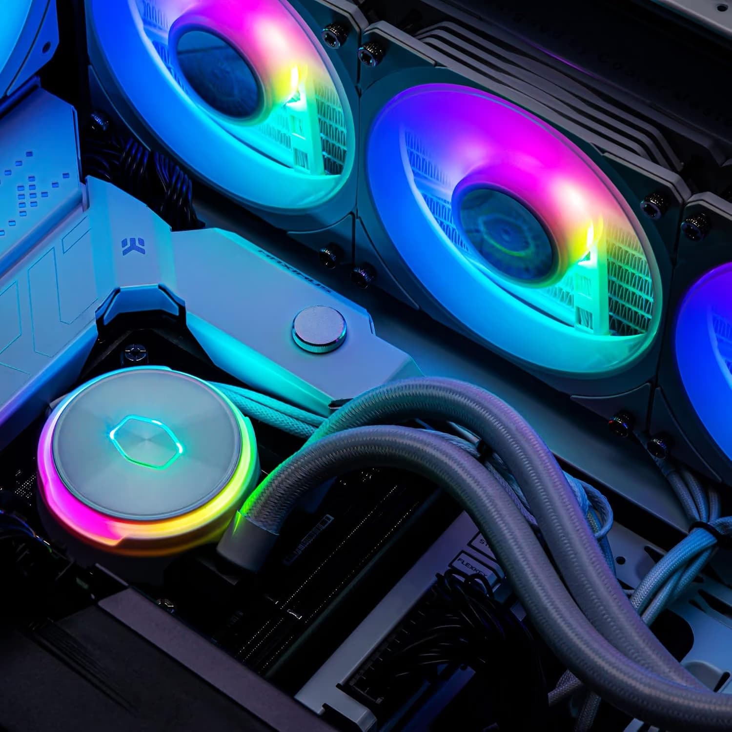 Cooler Master MasterLiquid 360 Atmos White image
