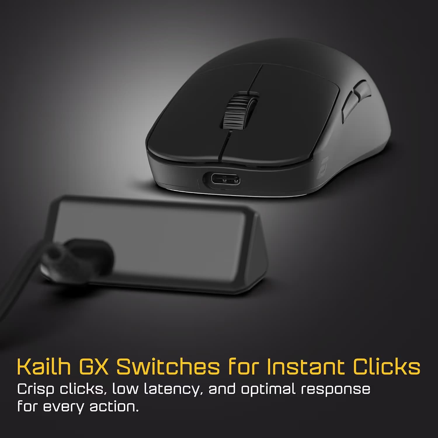 Endgame OP1w 4k v2 Wireless Gaming Mouse - Black image