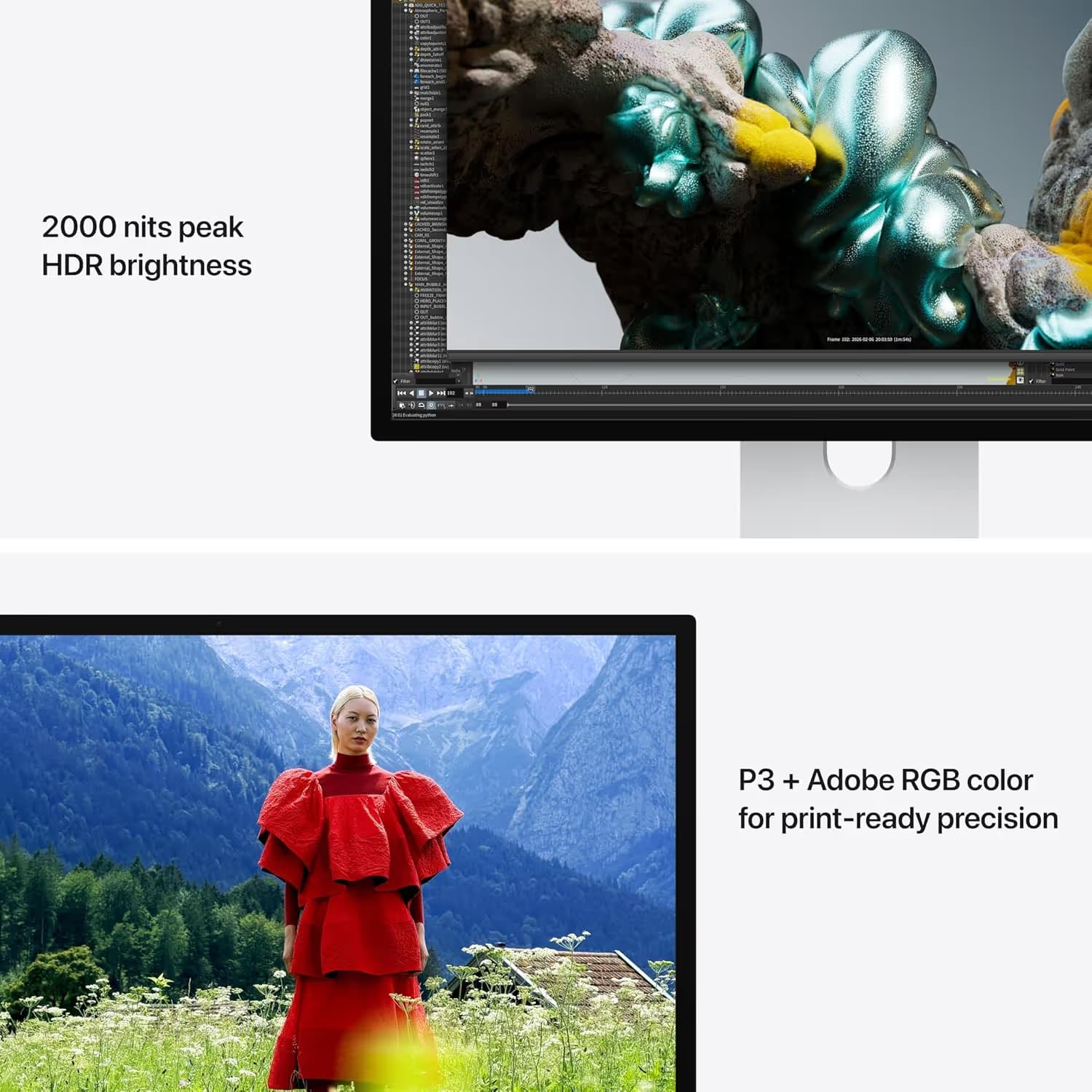 Apple Studio Display XDR 27" Standard Glass Tilt- and Height-Adjustable Stand image