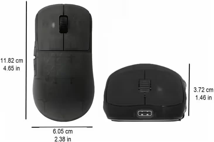 Endgame OP1w 4k v2 Wireless Gaming Mouse - Dark Forest image