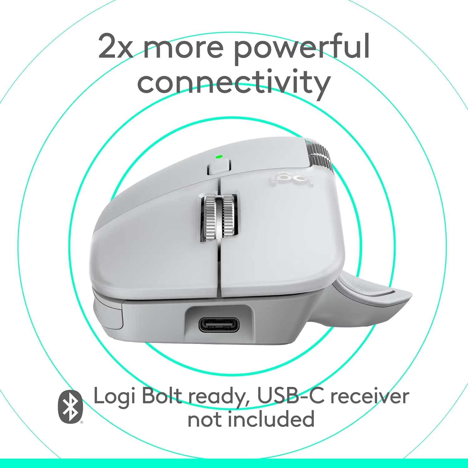 Logitech MX Master 4 for Mac White Silver image