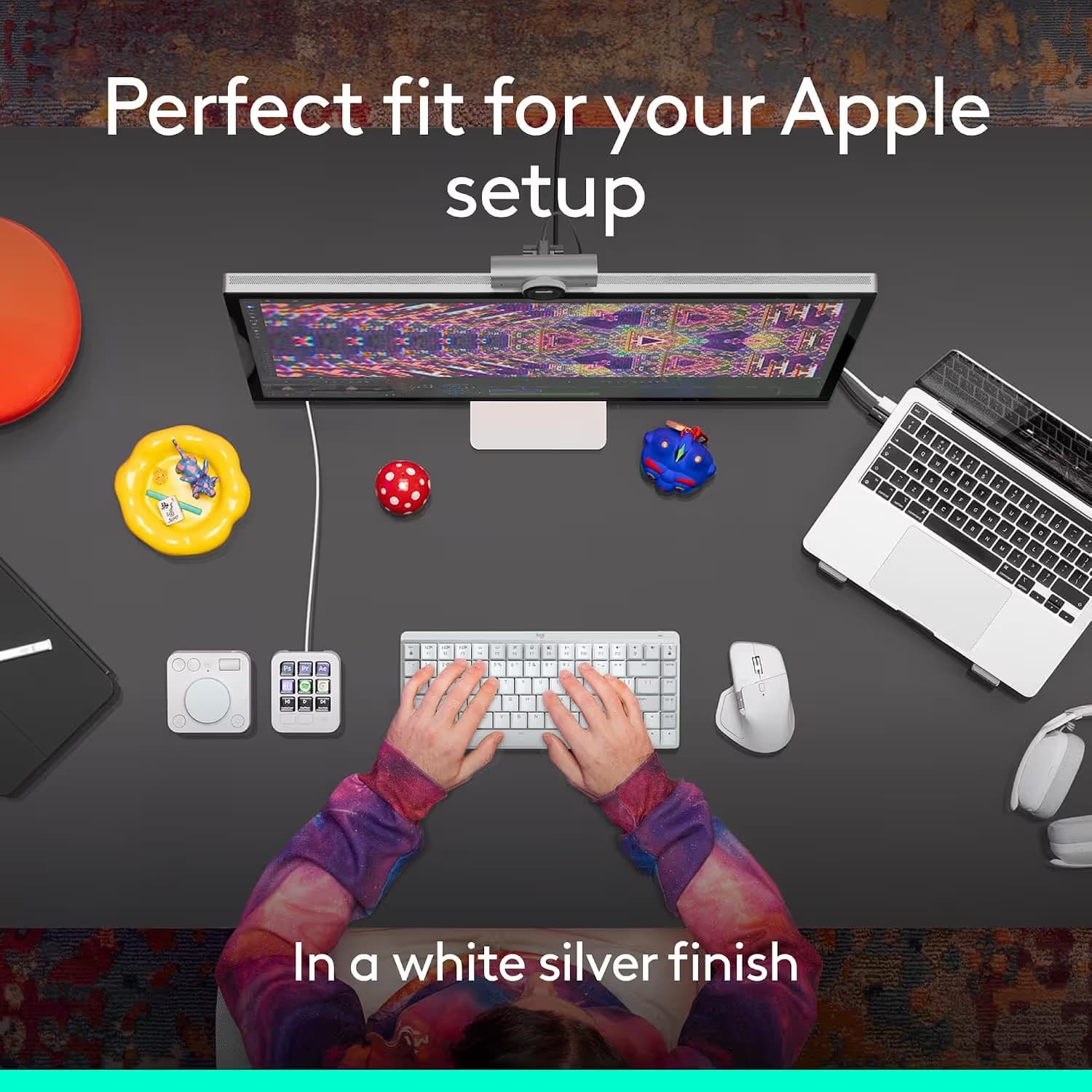 Logitech MX Master 4 for Mac White Silver image