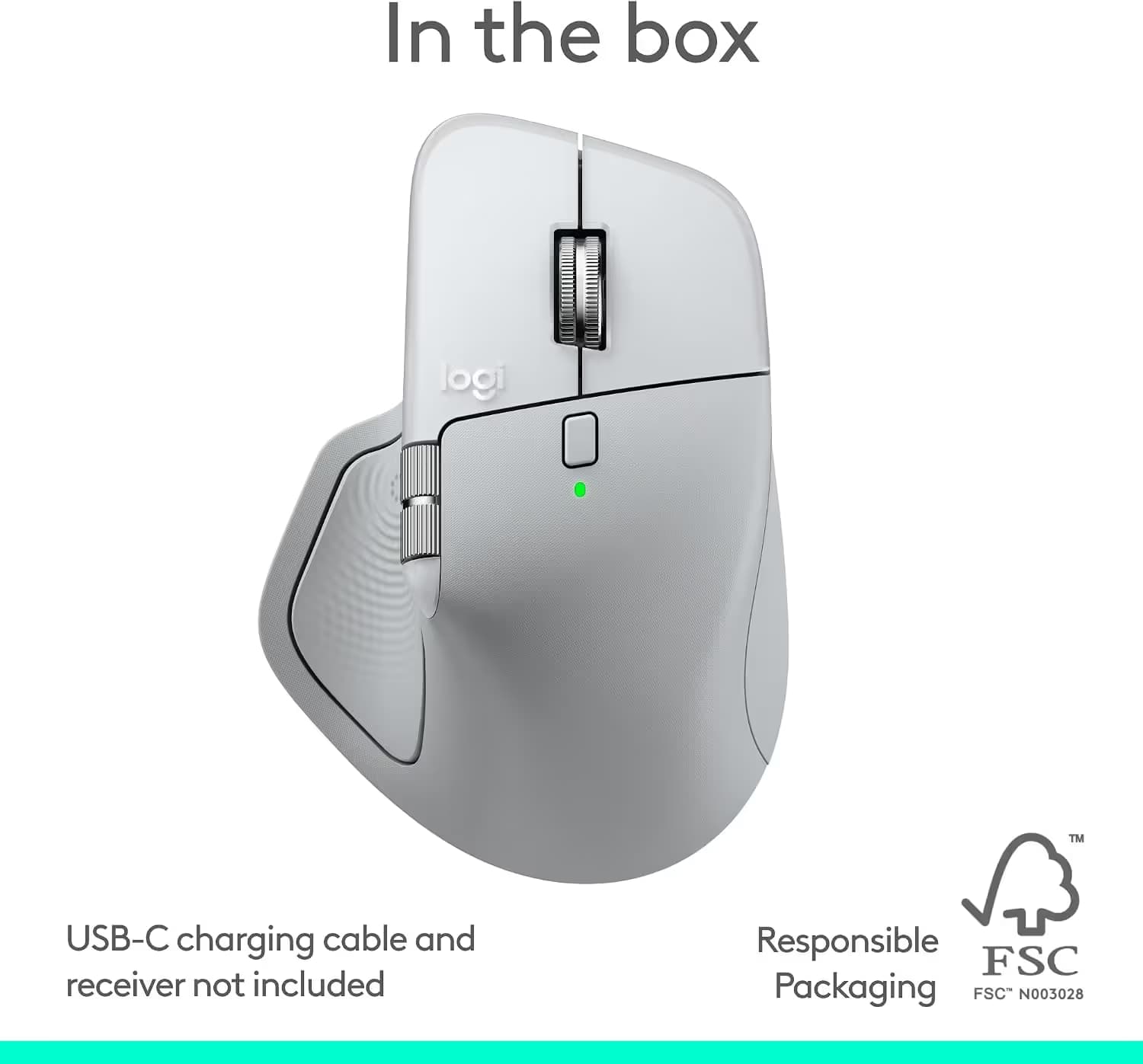 Logitech MX Master 4 for Mac White Silver image
