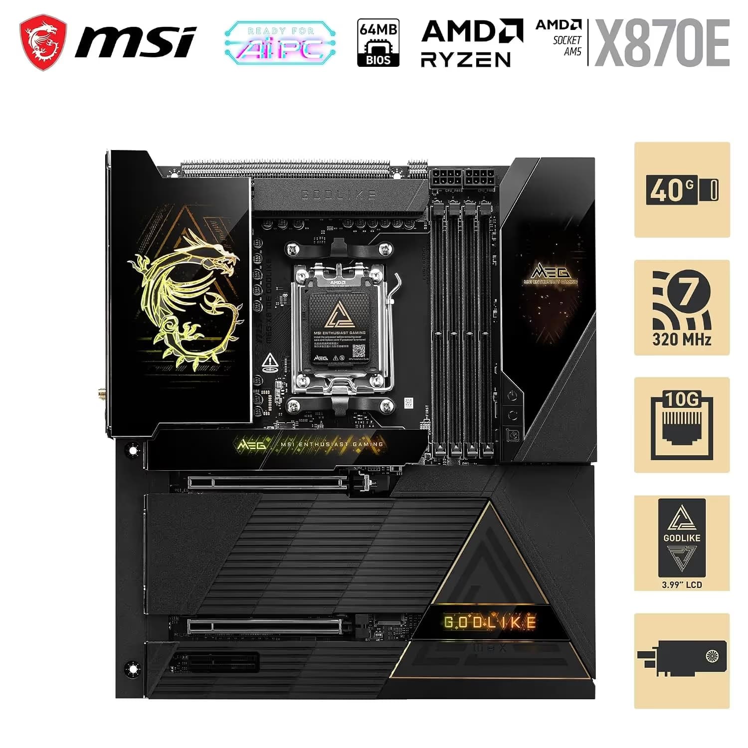 MSI MEG X870E GODLIKE MAX image